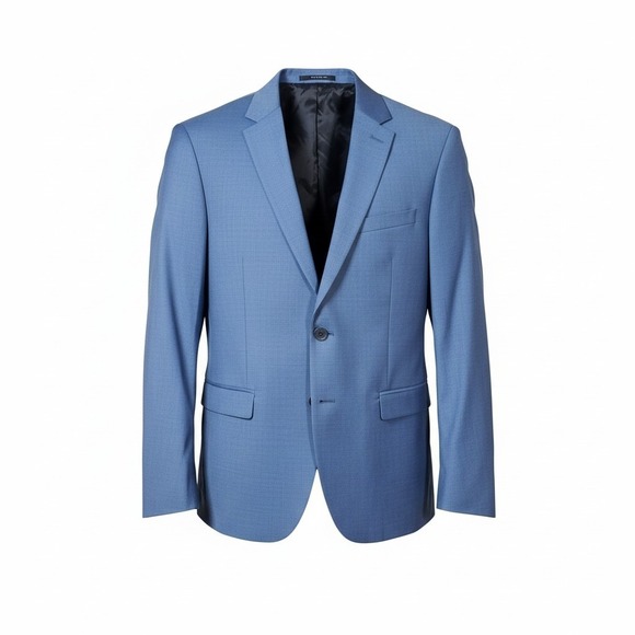 The Kooples Wool Blue Blazer Size 52/Fits L Career Formal Acadamia Lined NWT$595